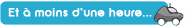 A moins de une heure