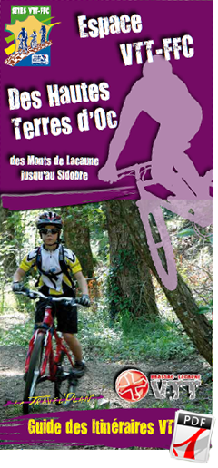 Carte VTT - Monts de Lacaune